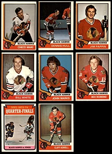 1974-75 O-Pee-Chee Chicago Blackhawks u blizini Team Set Chicago Blackhawks VG/EX+ Blackhawks
