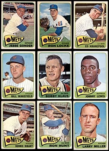 1965. Topps New York Mets Team Set New York Mets GD+ Mets