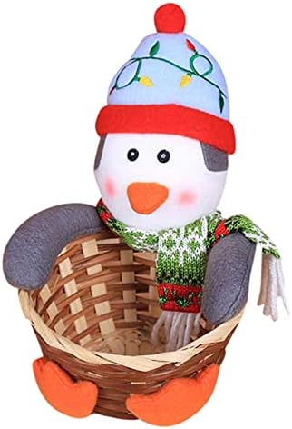 Sretan Božić košara za pohranu slatkiša ukras Santa snjegović košara za pohranu stolna kutija čokolade snack shop divovski