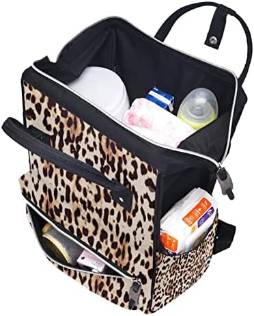Uzorak leopard kože pozadine pelena vrećica ruksak bebe pelene pelene vrećice za presvlačenje multi funkcije veliki kapacitet