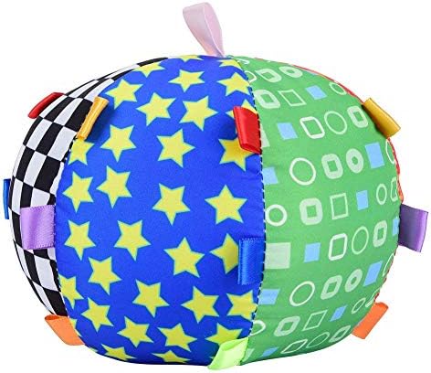 Weiyirot dječja zabavna igračka s loptom, lagane igračke za bebe kuglice, mekana tkanina udobna za dječaka djevojčice