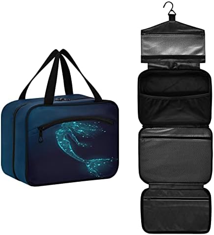Domiking sirena viseća toaletna torba prijenosne kozmetičke torbe vučne šminke organizatore za muškarce ženske četkice releator