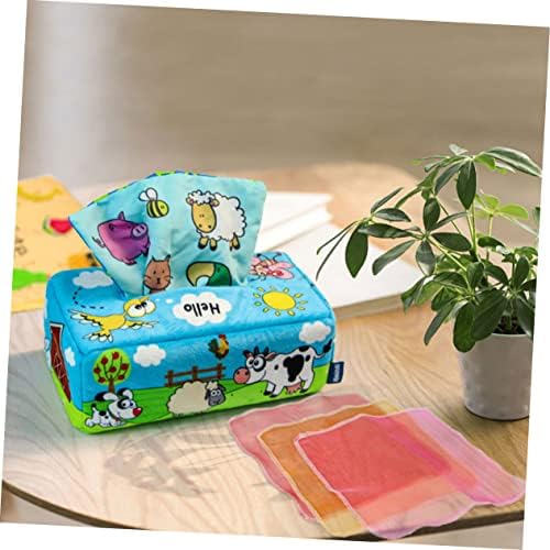 Toyandona Box Box Toy Toddlers igračke za bebe tkivo Obrazovne igračke uz DIY tkiva kutija senzorno tkivo kutija za bebe