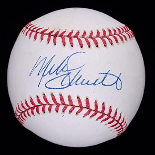 Mike Schmidt potpisao je autogramirani bejzbol Phillies JSA naljepnica K49048 - Autografirani bejzbol