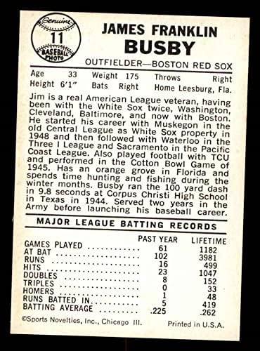 1960. Leaf 11 Jim Busby Boston Red Sox NM Red Sox