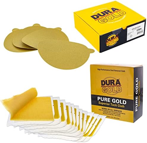 Dura -Gold Premium 6 Zlatni PSA za brušenje diskova - 120 grit čisto zlato superiorne krpe - krpe
