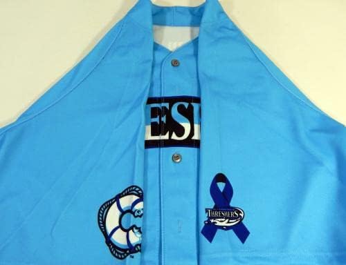 2012 Clearwater Thishers 62 Igra izdana Blue Jersey Prostata Rak noć 90 - Igra se koristi MLB dresovi