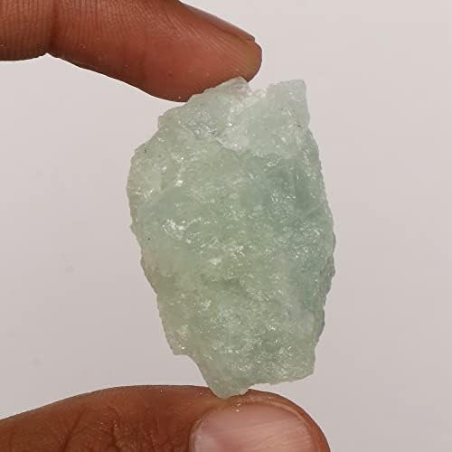 Gemhub 88.55 CT Natural Reiki Healing Grubo aqua nebo akvamarinski dragulj za kristalnu terapiju, uravnoteženje čakra, meditacija,