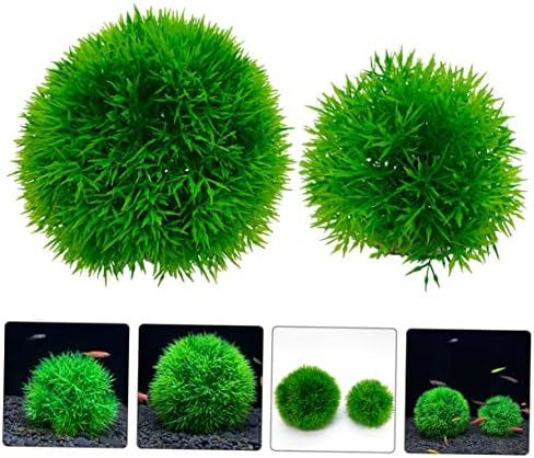 10 kom umjetna travnata kugla plastični Akvarij zelene Vodene Biljke