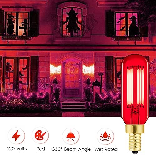 LED crvena žarulja od 912, LED crvene žarulje sa žarnom niti, Vintage LED crvena žarulja od 60 vata, Edison 96 LED žarulje