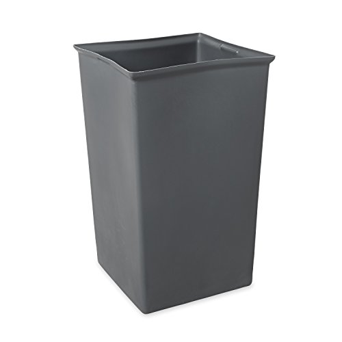 Rubbermaid komercijalna kruta kanta za smeće, kvadrat, 35-1/2 galona, ​​siva, FG356700GRAY