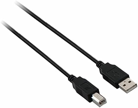 V7 kabel s velikim brzinama USB 2.0 - 16 stopa - mužjak do B mužjaka za povezivanje računala s digitalnim kamerama, pisačima,