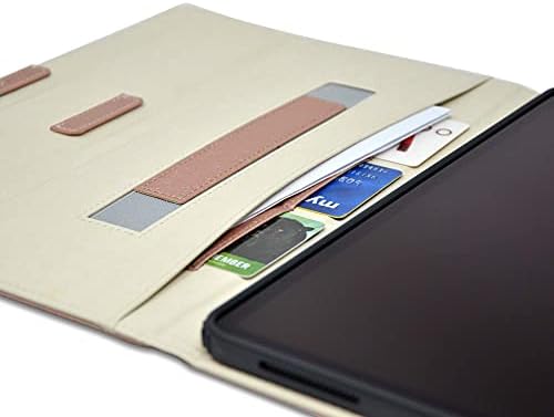 Zahvaljujući kožnoj kućištu kompatibilno s iPad Pro 12,9 2021 6. 5. generacija, poklopca rotirajućeg stajališta s džepom,