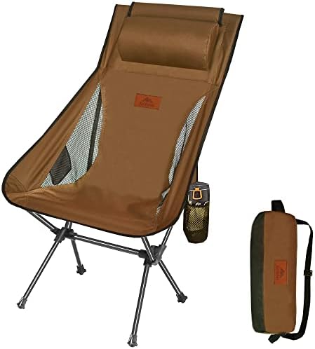 Bilo koja stolica za kampiranje, kompaktna stolica za ruksak s visokim leđima, prijenosna preklopna stolica, stolica na plaži