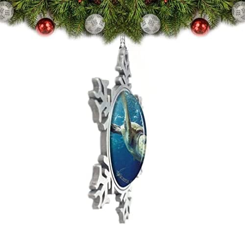 Umsufa Južna Karolina Charleston akvarij SAD Božićni ukras viseći ukras božićnog drvca kristalni metalni suvenir poklon