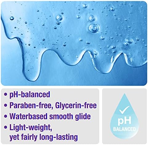 Lubelab vode na bazi vode 12 fl. oz. | Nepoznati prirodni osjećaj ne ljepljivo mazivo za žene i muškarce i parove, pH uravnotežen
