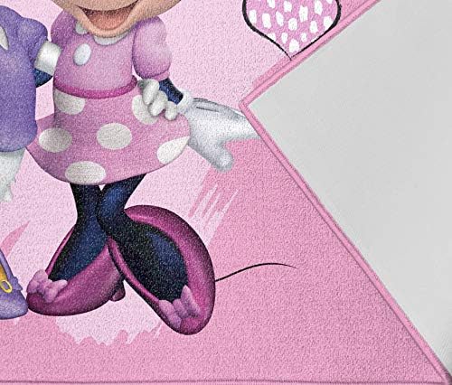 Jay Franco Disney Minnie Mouse BFF dječja soba prostirka - Velika prostirka mjera 4 x 5 stopa - ima Daisy