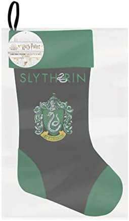 CINEREPLICAS - Harry Potter - Božićna čarapa - Službeno licencirana - Dekoracija - 18inči - Slytherin