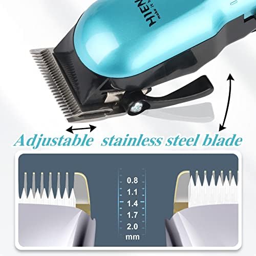Električne škare za kosu za muškarce, profesionalni bežični set za šišanje s keramičkim oštricama i LED zaslonom