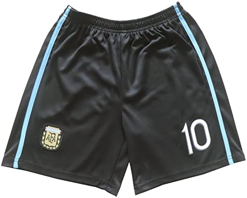 Birdbox 2021 Argentina Home Blue 10 Lionel Messi Kids Soccer Jersey & Shorts Set Set Elading Veličina