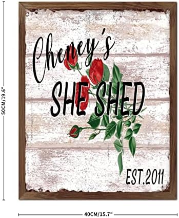 Prolila je ruža po mjeri Naziv drveni znak 16x20 inčni cvjetni rustikalni viseći zidni znak Inspirativni znakovi citata za