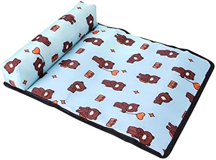Slakkenreis prostirka za pse mačke ledene svilene prostirke pokrivač za uzgajivačnicu/kauč/krevet/pod/auto sjedala m svijetloplava
