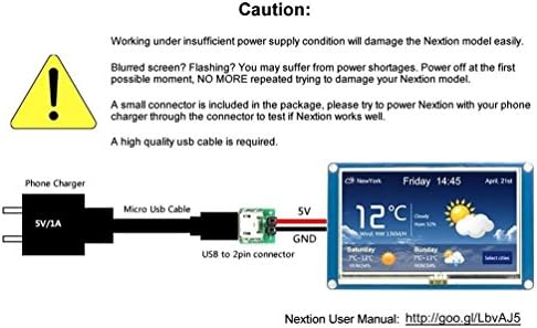 Ferwooh Nextion 3.5 '' Zaslon NX4832T035 otporni zaslon osjetljiv na dodir HMI TFT pametni modul LCD za Arduino Raspberry