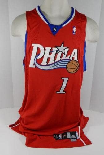2006-07 Philadelphia 76ers Samuel Dalembert 1 Igra je koristio Red Jersey DP04829 - NBA igra korištena