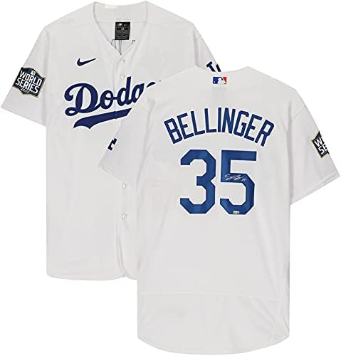 Cody Bellinger Los Angeles Dodgers 2020 MLB World Series Champions Autografirani Nike White Autentic World Series Jersey