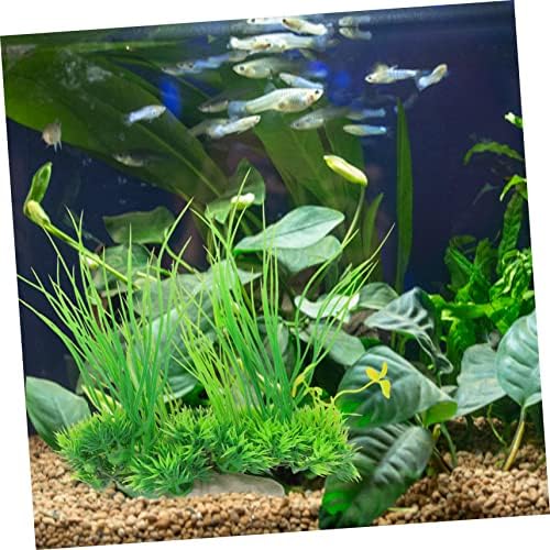 5pcs akvarij trava biljka ukras akvarij ukras realan za vodeni dekor tvornica voda Betta svijetle ribe plastične umjetne