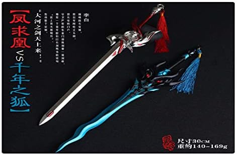 Yshenghu pribor anime cosplay kostim kering privjesak 30 cm metalna ogrlica Model Keychains Yshenghu-3042