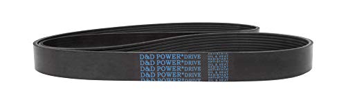 D&D PowerDrive 3805086 Cummins Zamjenski pojas motora, K pojas presjek, duljina 42.25 , guma