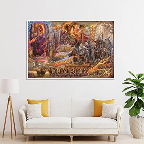 Lord of the Rings retro putopis plakat umjetnički plakat platno slika ukras dekor zid print fotografije darovi kući moderni
