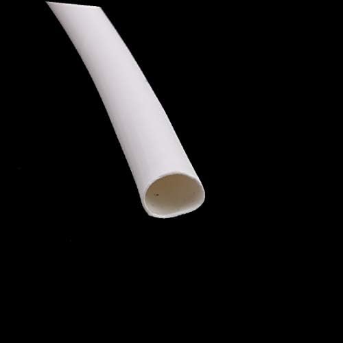 X-DERE 6 mm dia 4: 1 omjer toplinskog odsječenog cijevi omota kabela za rukave cijev 1 m duljina bijela (6 mm de dipemettro
