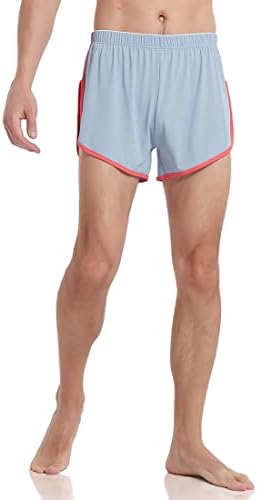 Yinyouyu muške podijeljene bočne atletske kratke hlače Mesh bodybuilding trčanje kratko za muškarce brze suhe treninge kratke