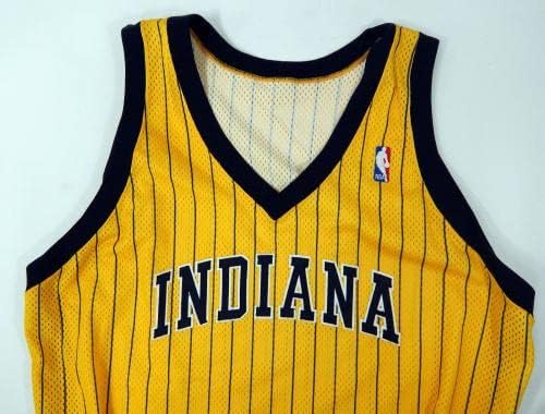 1999-00 Indiana Pacers prazna igra izdana zlatni dres 56 DP31853 - NBA igra korištena