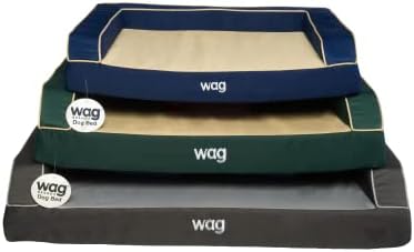 WAG Premium Bed za kućne ljubimce | Multi slojeva konstrukcija s energetskom gel i bakrenom infuzijom | Poklopac za pranje