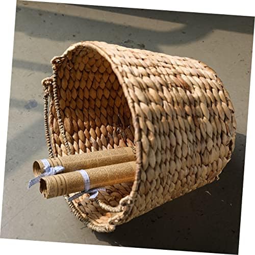CABILOCK 1PC slamna cvjetna kanta s tkanim košarama pletene sadnice košarice ručno izrađene košare morske trave košarice