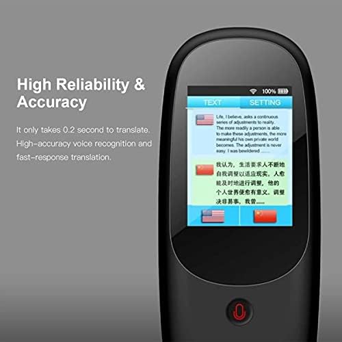 Uređaj za glasovni prevoditelj, s 3,1-inčnim zaslonom osjetljivim na dodir, podržava prijevod fotografija na 51 jezik pristupna