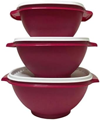 Servalier zdjele set 3 zdjele, trešnje u boji