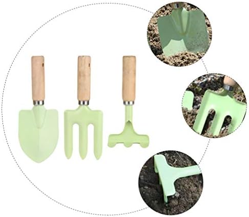 * Dječje igračke dječje igračke 3pcs set vrtnih alata Sukulentni set alata Vrtna lopata grablje vilica alati za sadnju vrtlarstvo