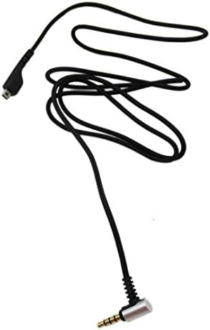 Zamjena kabela s audio kabelom JRSHOME dužine 1,2 m crne boje za gaming slušalice SteelSeries Arctis 3, Arctis 5, Arctis
