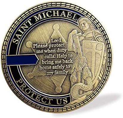 Policajci molitveni izazov Coin Saint Michael Zaštita nas