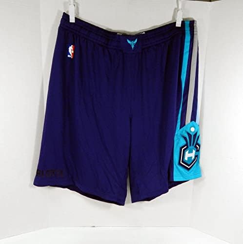 2014-15 Charlotte Hornets Igra izdana Purple Shorts 4xl DP41502 - NBA igra korištena