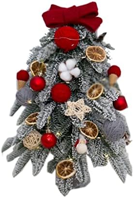 Indyah božićni pred-osvijetljena snježna biljka Umjetni odmor Božić, mini radna površina Malo božićno drvce, pogodno za dom,