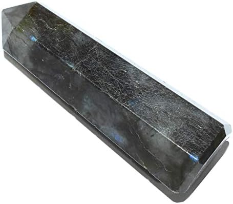 Piramida Tatva Crystal Point Olovka Polirana masaža Wand Obelisk-Labradorit 1-1,5 inč/ 2,54 cm WT.5-10 grama