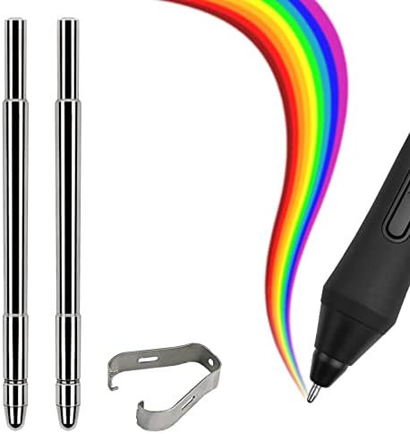 Nema istrošene zamjenske olovke kompatibilne s XP-PEN PA2 Stylusom, Titanium legura Savjeti za kuglice odgovara za XP-Pen