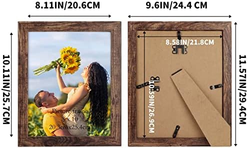 Petaflop 8x10 okvir za slike od 7, rustikalni okviri prikazuju se 8 do 10 inča fotografije za zid ili tabletop