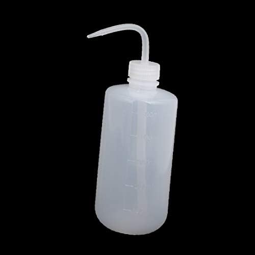 2pcs plastična boca za skladištenje tekućine sa širokim zakrivljenim oštrim vratom kapaciteta 500 ml, prozirna (2pcs plastična