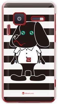 Drugi kožni Doggy Stripe Crni dizajn od vlage/za iida infobar a01/au asha01-pccl-277-y338